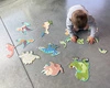 Scratch, 2 w 1 Puzzle podłogowe i pierwsze puzzle - Dinozaury 80 el.