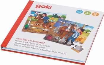 Książka z magnetycznymi puzzlami Stajnia 57383-Goki