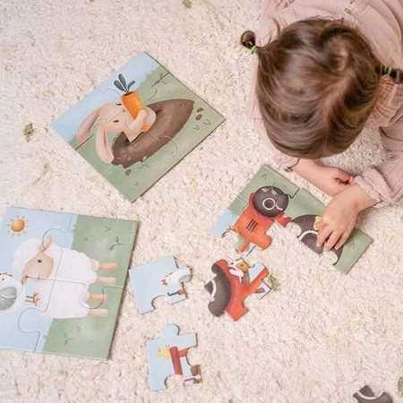 Little Dutch Puzzle 4 elementy Little Farm FSC LD7153