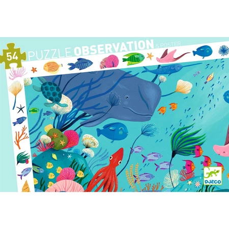 Puzzle obserwacja OCEAN - 54el. DJ07562