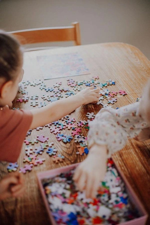 Mudpuppy Puzzle rodzinne Kwitnące kotki 500 elementów 8+