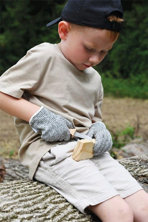 Zestaw Mały Odkrywca z nożykiem do rzeźbienia w drewnie Discover Small Foot 12385 Outdoor