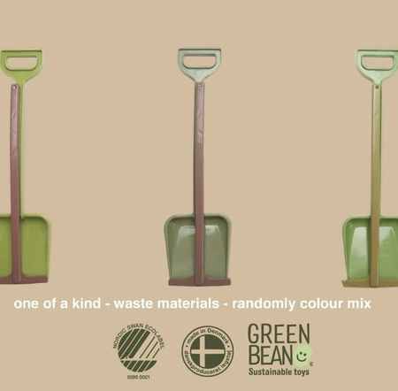 GREEN BEAN Łopata i grabie z recyklingu