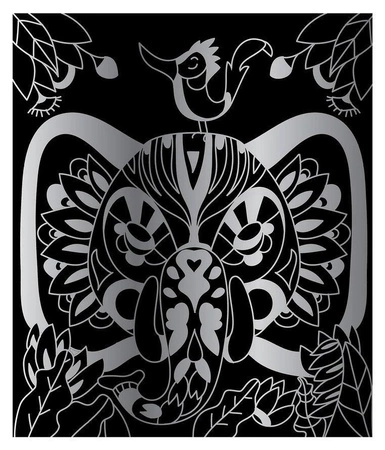 Zestaw kreatywny Do zdrapywania Zwierzęta świata 5+, Janod