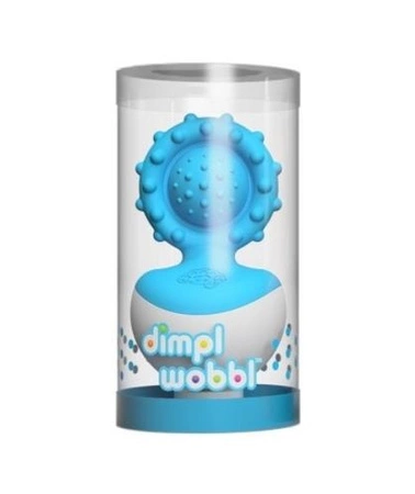 Fat Brain Toy Bąbelki Dimpl Gryzak Wańka Wstańka Niebieski