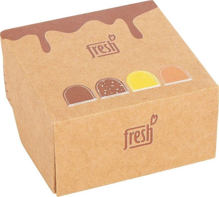 Drewniane pianki marshmallows do zabawy w sklep kuchnie Fresh Small Foot 12349