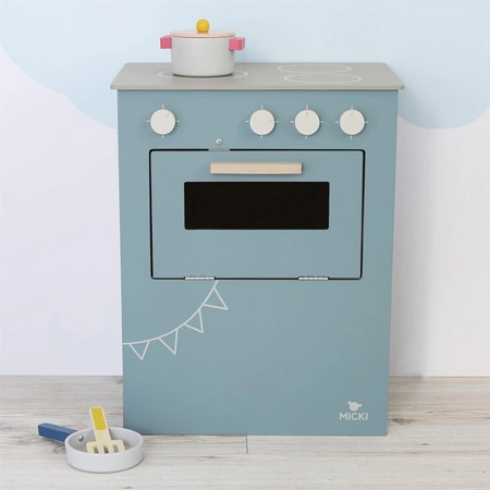 Kuchnia drewniana Micki niebieska