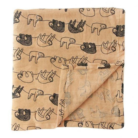 Silly Sloth pieluszka muślinowa 2 szt. - Trixie