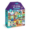 Mudpuppy Puzzle konturowe Mój dom 100 elementów 5+