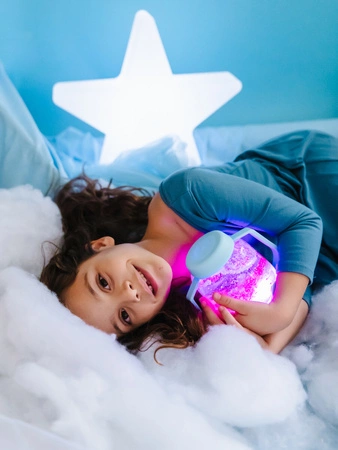 Glo Pals, Słoik sensoryczny do napełniania wodą, kolor błękitny, Frosty Fun