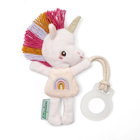 Lilliputiens Zawieszka do smoczka świecąca w ciemności Nocny mini przyjaciel Jednorożec Lena 0 m+