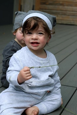 Juddlies Dres Niemowlęcy 2 el. Breathe EZE Grey 6-12M