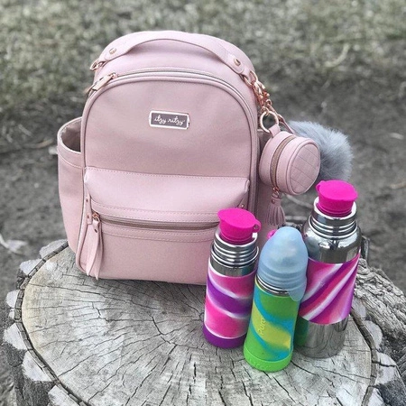 Termobutelka Sport 260 ml, różowa swirl, Pura