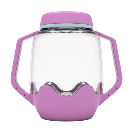 Glo Pals, Słoik sensoryczny do napełnienia wodą, kolor fioletowy