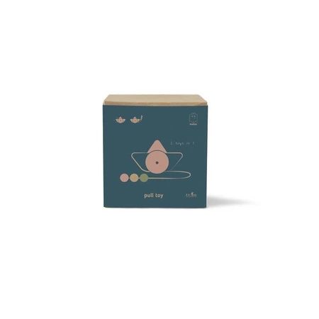 Statek na kółkach, różowy, Babai