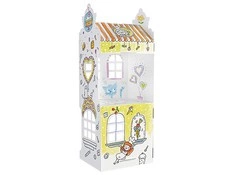 Kolorowanka 3D do składania L Domek ul. Pyszności 4l+ MONUMI