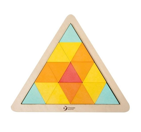 Układanka trójkąty Mozaika Klocki Classic World