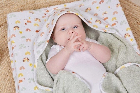 bébé-jou Ręcznik z kapturkiem Rainbow Sky 301003
