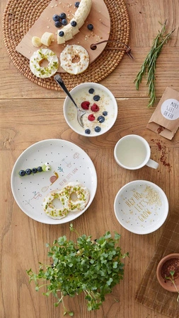 Lassig Komplet naczyń z porcelany Garden Explorer Traktor