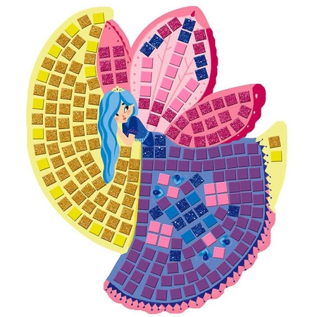 Zestaw kreatywny Mozaika Wróżki 5+, Janod (stary indeks: J07901)