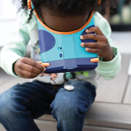 Okulary powiększające, Lupa, 2x i 8x z podświetleniem LED, GeoSafari Jr.