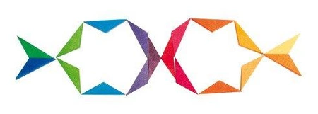 Układanka Duża Gwiazda, kolorowa, 3+, Grimm's