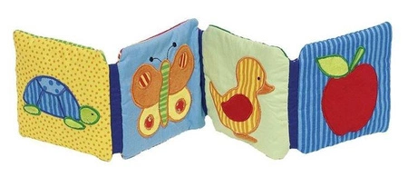 Książeczka dla niemowlaka z efektami dźwiękowymi, 65071-Cause, zabawka edukacyjna