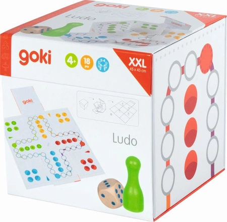 Gra planszowa dla dzieci Chińczyk Ludo XXL Goki 56638