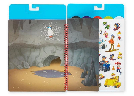 Naklejki wielorazowe Psi Patrol Restickable Stickers Flip-Flap Pad - Classic Missions Melissa & Doug 33253