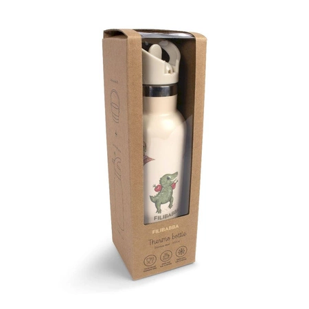 Filibabba Butelka na wodę ze stali nierdzewnej 350 ml Dino Beach