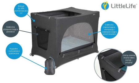 Osłonka zaciemniająca LittleLife do łóżeczka turystycznego