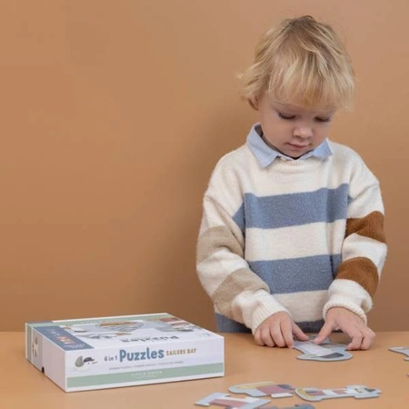 Little Dutch Puzzle 6 elementów Sailors Bay LD4761