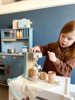 Drewniany ekspres do kawy Tasty 12247-Small Foot, kuchnia dziecięca