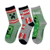 Minecraft kids socks TNT tri-pack (size: 35-38) / Minecraft skarpetki dziecięce TNT trójpak (rozmiar: 35-38)