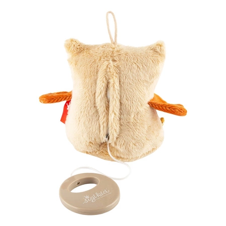 Przytulanka z pozytywką pluszowa Sowa maskotka zabawka dla dzieci sigikid