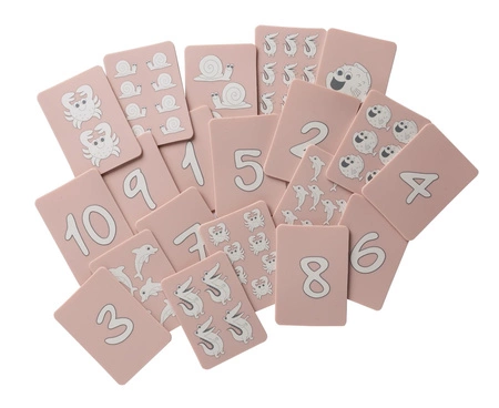 Silikonowe karty do gry Scrunch - Pudrowy Róż