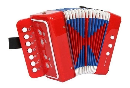 Akordeon czerwony