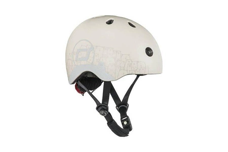 SCOOTANDRIDE Kask z odblaskami XXS-S dla dzieci 1-5 lat Ash Bear