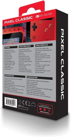 Konsola przenośna Pixel Classic (300 gier w 1)