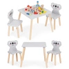 Zestaw mebli dla dzieci stolik + 2 krzesła koala ECOTOYS