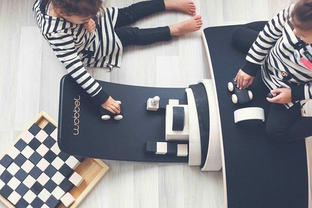 Deska do balansowania Original z filcem, Red, Wobbel