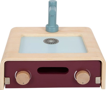 Drewniana kempingowa kuchnia dla dzieci z akcesoriami Tasty Small Foot 12390