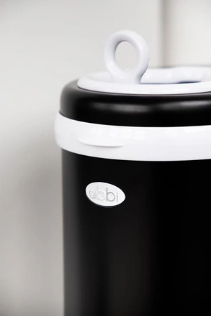 Ubbi Stalowy kosz na pieluchy Black Mat