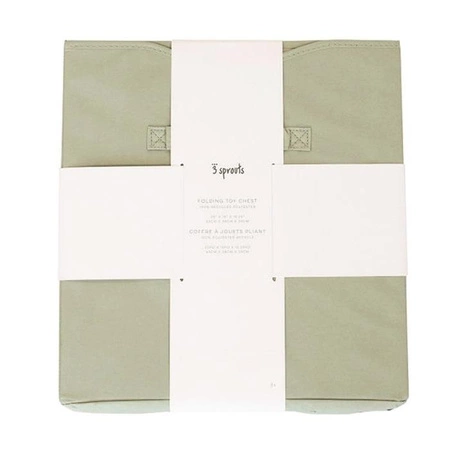 3 Sprouts Pudełko Zamykane Recycled Solid Green