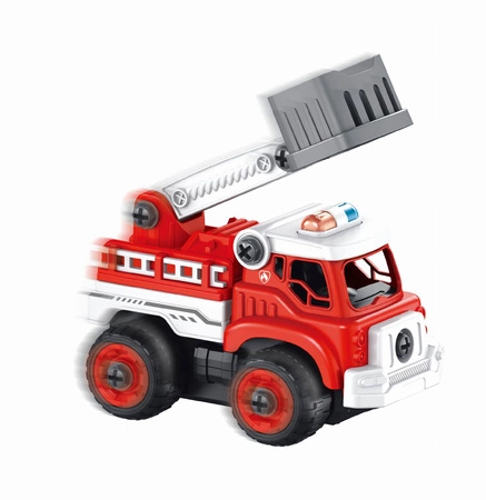 BUKI Wóz strażacki do skręcania Zdalnie Sterowany