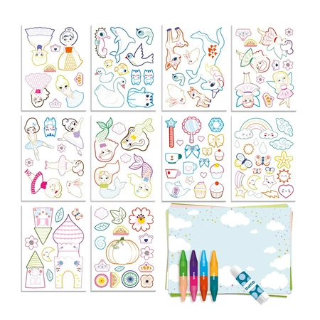 Zestaw KREATYWNY ŚWIAT DZIEWCZYNKI DJ08996