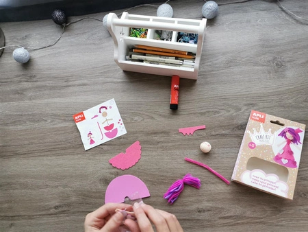 Zestaw artystyczny Apli Kids - Różowa Księżniczka