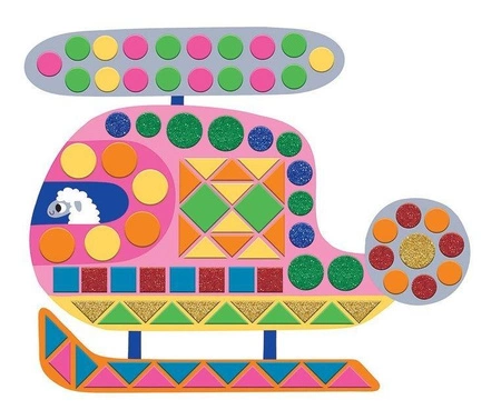 Zestaw kreatywny Mozaika Pojazdy 3+, Janod