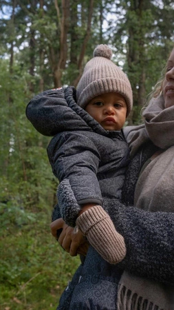 Lodger Wodoodporny kombinezon zimowy grafitowy Taslon Pigeon, rozm. 92