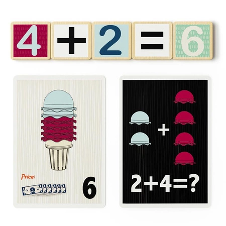 Lodziarnia – zabawa matematyczna 36 mies. + TOPBRIGHT